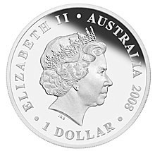 Náhled Reverzní strany - 2008 $1 Christmas Islands 1oz Silver Proof