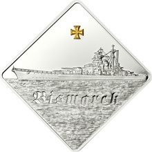 Náhled Averzní strany - Palau - bitevní loď Bismarck