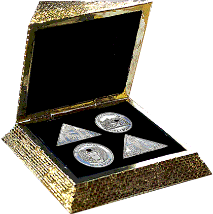 Náhled Averzní strany - Tutankhamun silver set proof