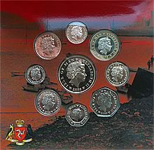 Náhled Reverzní strany - Isle of Man 2008 Mint set
