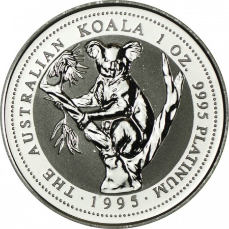 Náhled Averzní strany - Koala 1 Oz Platinum