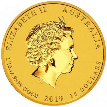 Náhled Reverzní strany - 2019 Pig 1/10 Oz Australian gold coin UN