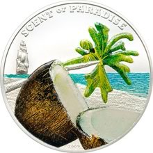 Náhled Averzní strany - 2009 Palau - Scent of Paradise - Coconut  Ag Proof