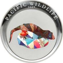 Náhled Reverzní strany - 2009 Palau - Pacific Wildlife - Sada tří stříbrných kolorovaných mincí Proof (animals)